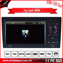 Windows CE Auto DVD GPS для Audi A8 / S8 Радио Navigatior Hualingan